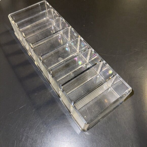 Cosmetic Storage Box Display Stand Transparent Acrylic Makeup Desktop 8 - Picture 4 of 5